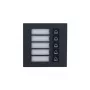 Dahua Technology VTO4202FB-MB5 módulo de botões de chamada, 5 botões, prateado/preto, IP65, IK07