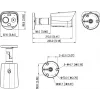 DAHUA TPC-BF1241-LB3F4-DW-S8-V1 câmara IP bullet híbrida térmica 4MP