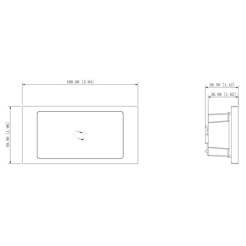 Dahua VTO4202FB-MR1 posto de porta modular módulo principal