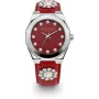 Daisy Dixon relógio de senhora analógico de quartzo DD136PS - 36mm caixa em ouro rosa, mostrador rosa, bracelete de pele sintética rosa