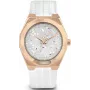 Relógio de pulso de mulher Daisy Dixon quartzo analógico DD120WRG 36mm ouro rosa branco