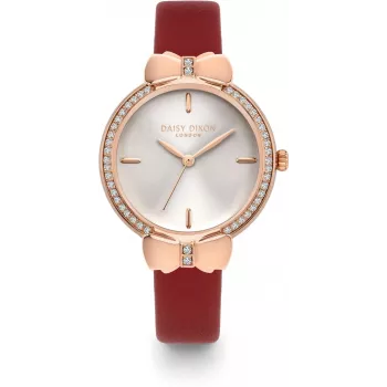 Relógio DAISY DIXON mulher quartzo analógico DD156RRG - 36mm caixa de liga ouro rosa com bracelete de malha de aço inoxidável