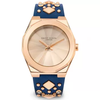 Daisy Dixon Relógio de mulher DD110URG 35 mm cor de ouro rosa malha de aço inoxidável