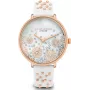 Relógio de mulher Daisy Dixon DD111WRG 38mm ouro rosa cinzento pele sintética
