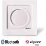 DANFOSS DEVI DEVIreg Display Connect termostato inteligente programável com controlo por app, ecrã tátil, branco polar (RAL 9016)