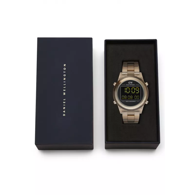 Relógio DANIEL WELLINGTON Classic Black Sheffield 42mm Rose Gold DW00100767