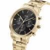 DANIEL WELLINGTON Classic Relógio de homem 42mm Ouro rosa Pele preta DW00100641