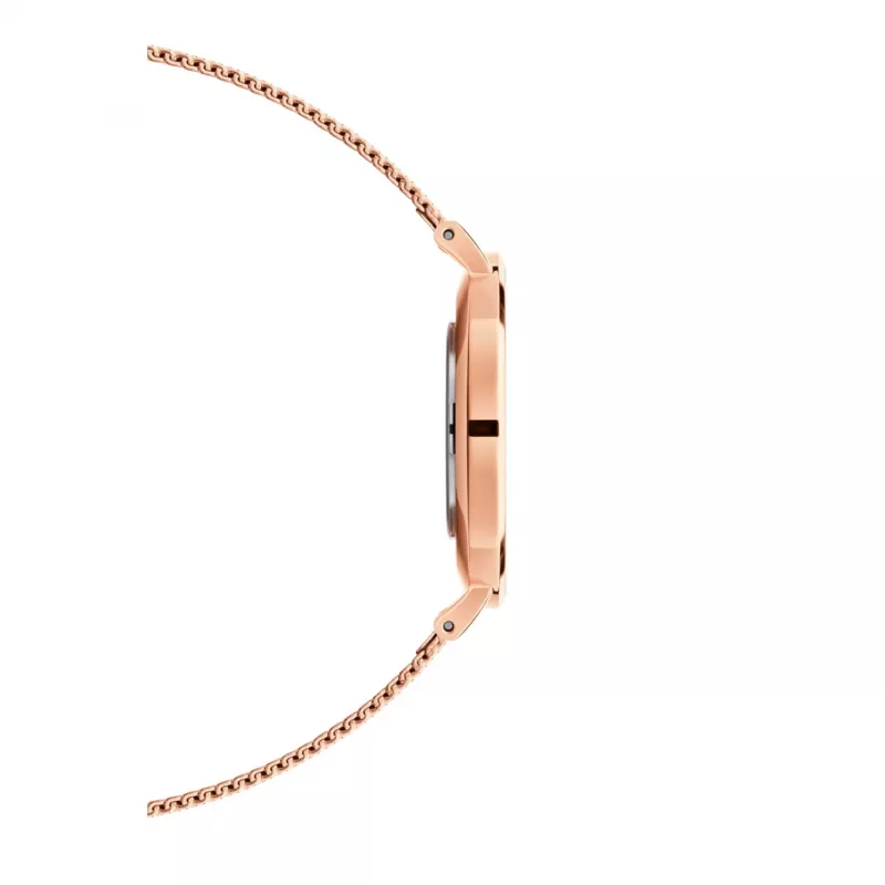 Relógio de mulher DANIEL WELLINGTON Classic Petite 36mm dourado rosa aço inoxidável malha DW00100303