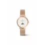 Relógio de mulher DANIEL WELLINGTON Petite Lumine 32mm prateado com mostrador em madrepérola e bracelete mesh prateada DW00100773