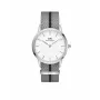 DANIEL WELLINGTON Petite Lumine Relógio de mulher 26mm Aço inoxidável prateado malha DW00100679