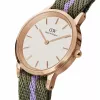 Relógio de mulher DANIEL WELLINGTON Petite Lumine 28mm ouro aço inoxidável malha DW00100680