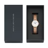 Relógio de mulher DANIEL WELLINGTON Petite Lumine 28mm ouro rosa aço inoxidável mostrador madrepérola branco