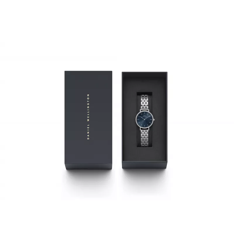 Relógio DANIEL WELLINGTON Petite Lumine mulher 28mm prateado aço inoxidável DW00100664
