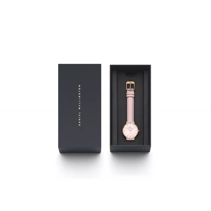 Relógio de mulher DANIEL WELLINGTON Petite Lumine 28 mm prateado aço inoxidável mesh DW00100633