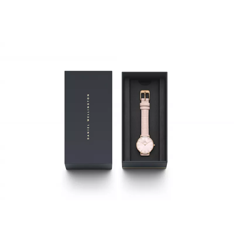 Relógio de mulher DANIEL WELLINGTON Petite Lumine 32 mm bicolor ouro rosa e prateado aço inoxidável DW00100514