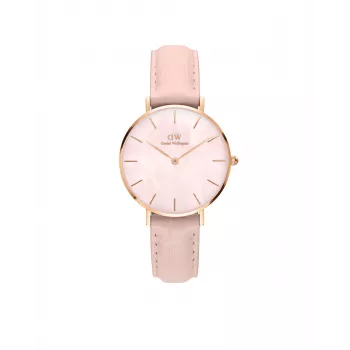 Relógio de mulher DANIEL WELLINGTON Petite Lumine 32 mm bicolor ouro rosa e prateado aço inoxidável DW00100514