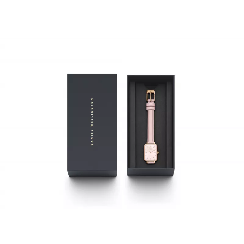Relógio de senhora DANIEL WELLINGTON Petite Lumine DW00100636 20mm bracelete mesh rosa-ouro
