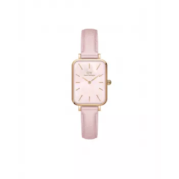 Relógio de senhora DANIEL WELLINGTON Petite Lumine DW00100636 20mm bracelete mesh rosa-ouro