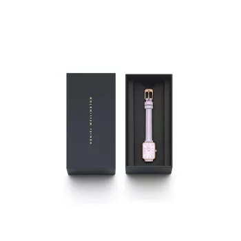 DANIEL WELLINGTON Petite Lumine Relógio de mulher DW00100637 20mm malha prateada