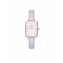 DANIEL WELLINGTON Petite Lumine Relógio de mulher DW00100637 20mm malha prateada