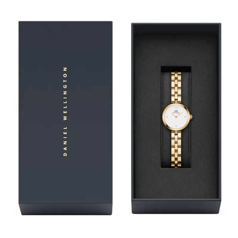 Relógio de mulher DANIEL WELLINGTON Petite Melrose 22 mm bracelete mesh ouro rosa DW00100715