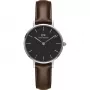 DANIEL WELLINGTON Petite Melrose Relógio de mulher 28mm Bracelete de malha ouro rosa DW00100233