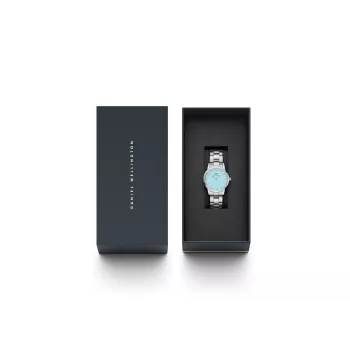DANIEL WELLINGTON Petite Relógio de mulher 28mm malha dourada DW00100540