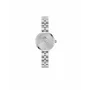 Relógio de senhora Daniel Wellington Quadro Mini Pressed Sheffield DW00100719 - caixa de aço inoxidável rosa-ouro 22mm, mostrador branco-creme, bracelete de pele italiana preta