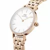 Relógio de mulher DANIEL WELLINGTON Quadro Mini DW00100666 28 mm dourado rosa