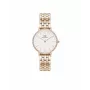 Relógio de mulher DANIEL WELLINGTON Quadro Mini DW00100666 28 mm dourado rosa