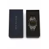 Relógio unissexo DANIEL WELLINGTON DW00100765 42mm Caixa de aço inoxidável ouro rosa Bracelete de pele preta Quartzo