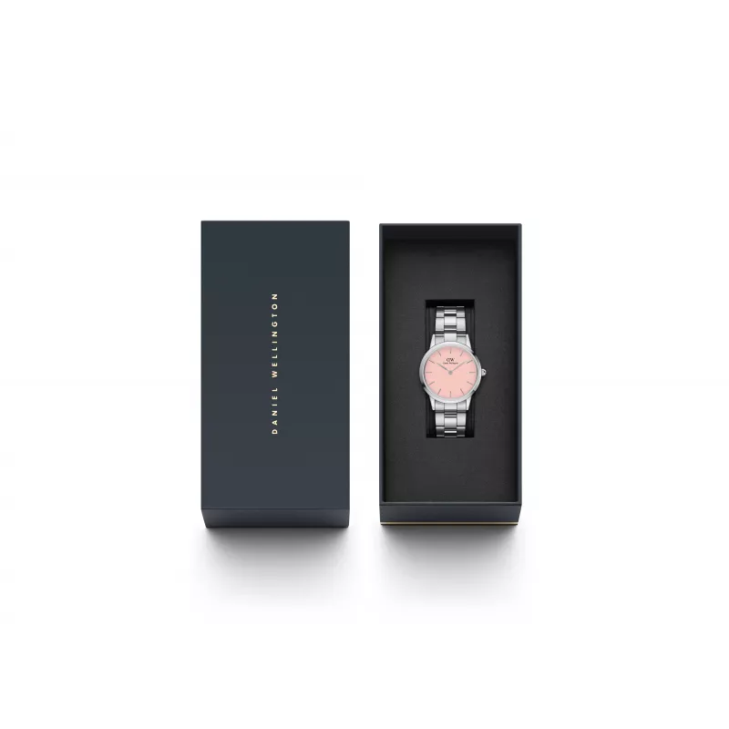 DANIEL WELLINGTON Relógio de mulher Petite Lumine 32mm ouro rosa malha DW00100535