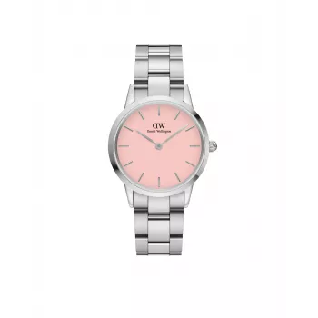 DANIEL WELLINGTON Relógio de mulher Petite Lumine 32mm ouro rosa malha DW00100535