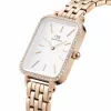 Relógio de mulher DANIEL WELLINGTON DW00100672 20mm ouro rosa aço inoxidável mesh