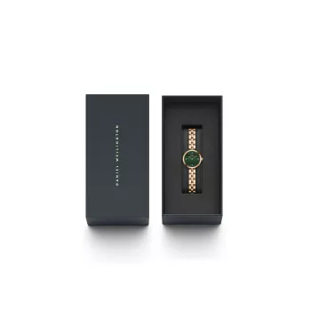 DANIEL WELLINGTON relógio de mulher DW00100721 (22mm) - ouro rosa malha de aço inoxidável