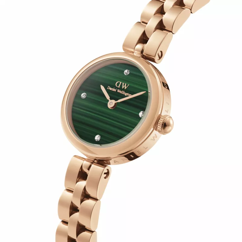 DANIEL WELLINGTON relógio de mulher DW00100721 (22mm) - ouro rosa malha de aço inoxidável