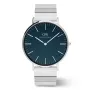 Relógio de mulher DANIEL WELLINGTON DW00100776 (40mm) - Classic Petite Ashfield - mesh em aço inoxidável tom ouro rosa
