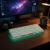 Dark Project ALU81A Terra Nova White teclado mecânico, G3MS Moonstone Switch, US ANSI