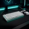 Dark Project ALU81A Terra Nova White teclado mecânico, G3MS Moonstone Switch, US ANSI