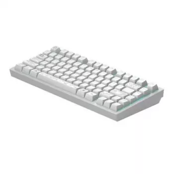 Dark Project ALU81A Terra Nova White teclado mecânico, G3MS Moonstone Switch, US ANSI