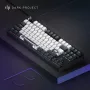 Dark Project Tamsus ALU87B Bushido teclado mecânico, switch G3MS Moonstone, layout QWERTY inglês, hot-swappable, RGB, USB-C, caixa de alumínio