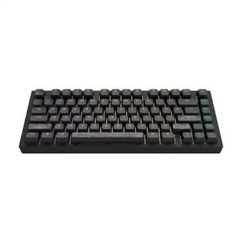Teclado gaming mecânico TKL Dark Project Terra Nostra G3MS Moonstone Switch, US ANSI, preto