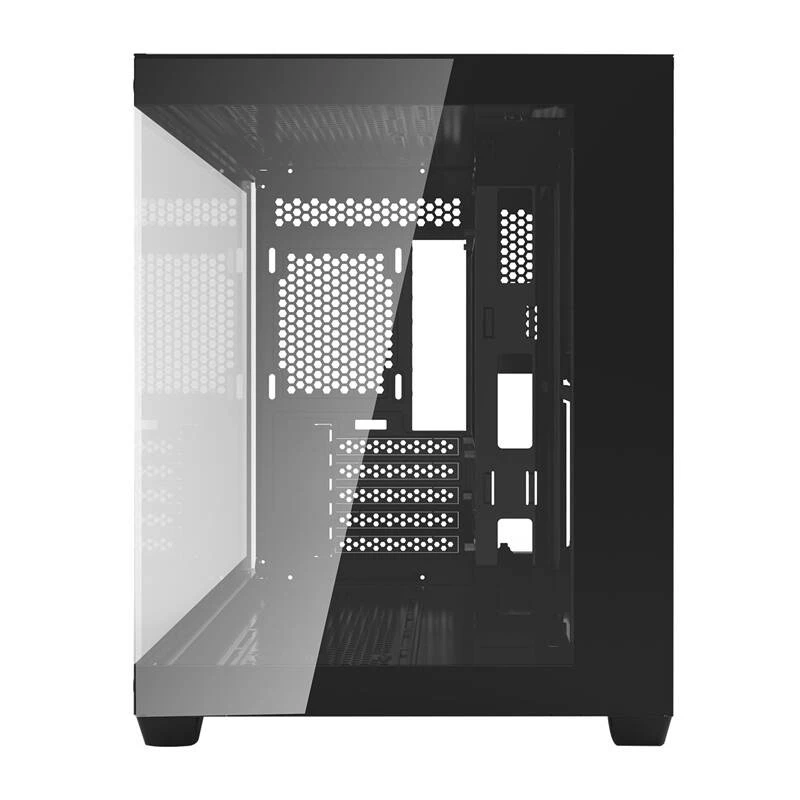 Caixa de PC mid-tower Darkflash C285MP, painel lateral em vidro temperado, ATX, preto