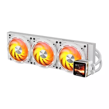 Darkflash DE360 refrigeração líquida para CPU, branco