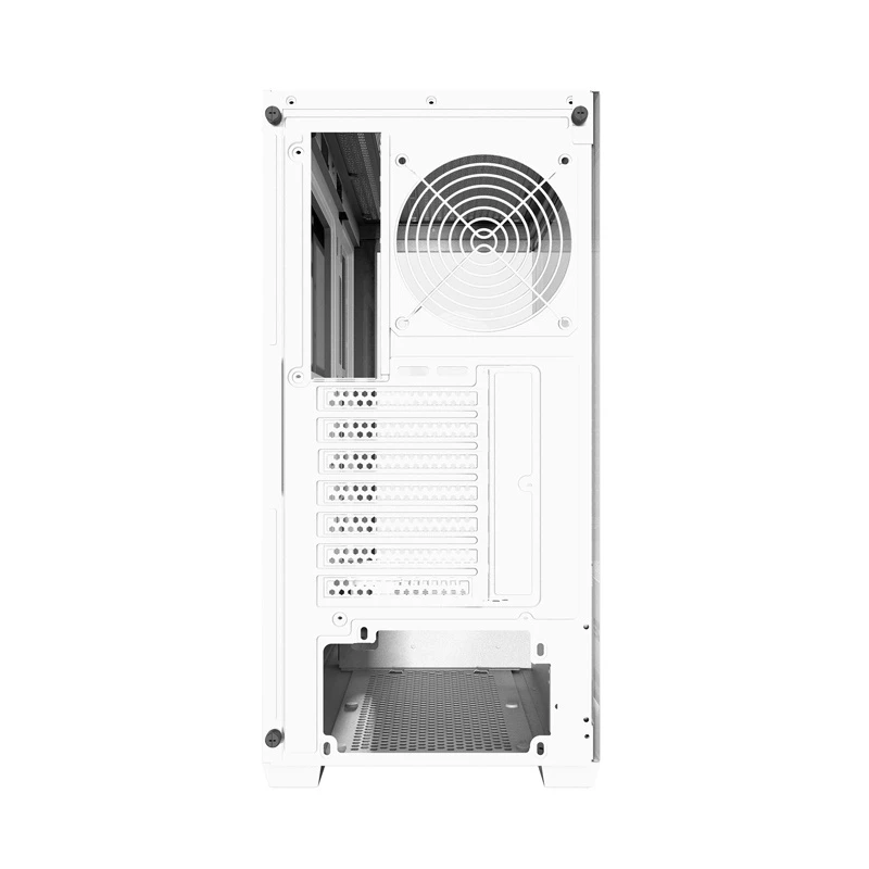 Darkflash DS900W caixa de computador mid-tower branca, ATX, vidro temperado, sem ventoinhas