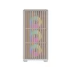 Darkflash DS900WD caixa de computador ATX Mid-Tower (branco) com 4 ventoinhas ARGB e painel lateral em vidro temperado