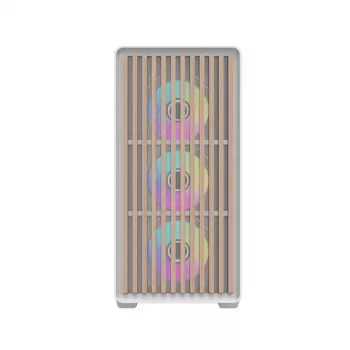 Darkflash DS900WD caixa de computador ATX Mid-Tower (branco) com 4 ventoinhas ARGB e painel lateral em vidro temperado