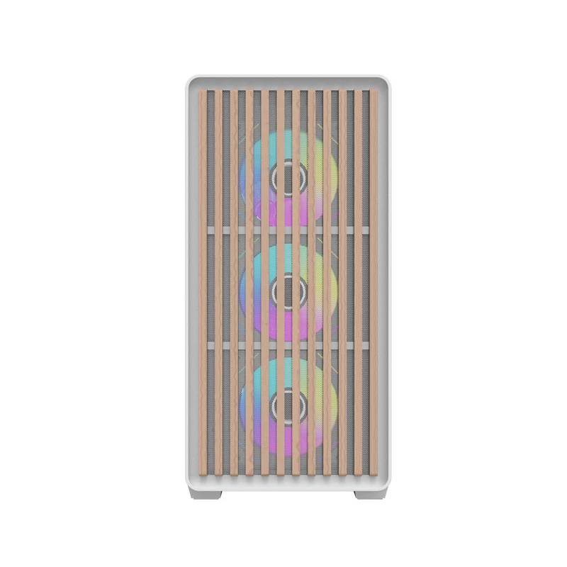 Darkflash DS900WD caixa de computador ATX Mid-Tower (branco) com 4 ventoinhas ARGB e painel lateral em vidro temperado