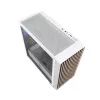 Darkflash DS900WD caixa de computador ATX Mid-Tower (branco) com 4 ventoinhas ARGB e painel lateral em vidro temperado
