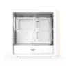 Darkflash DS900WS Caixa de computador ATX Mid-Tower, branco, vidro temperado, sem ventoinhas